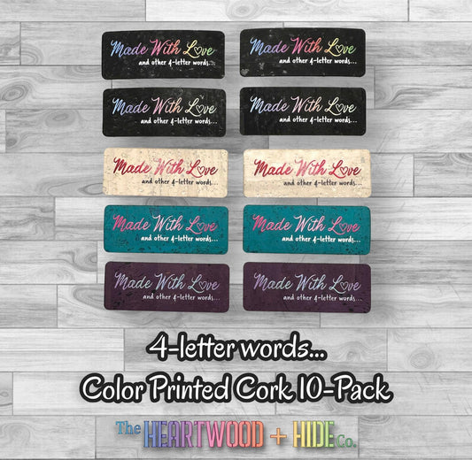 "Four Letter Words" Radiant Gradient Cork (10 Pack)