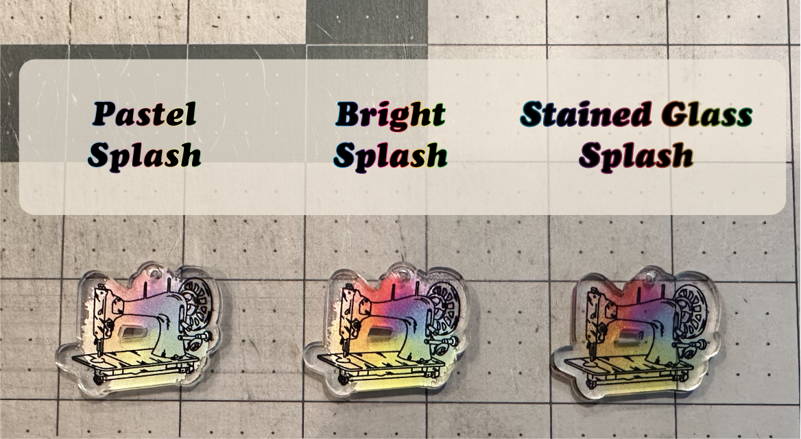 Vintage Watercolor Splash Earrings