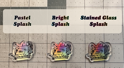 Vintage Watercolor Splash Earrings