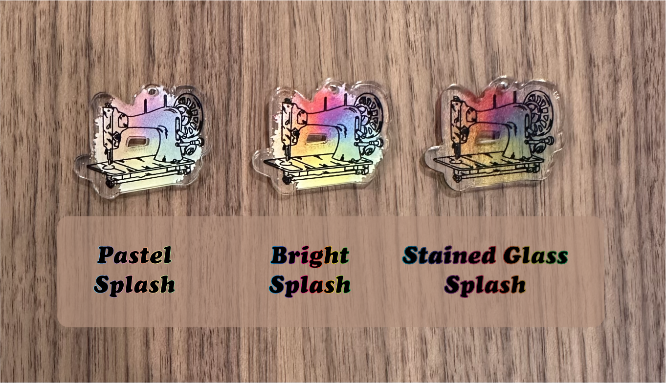 Vintage Watercolor Splash Earrings