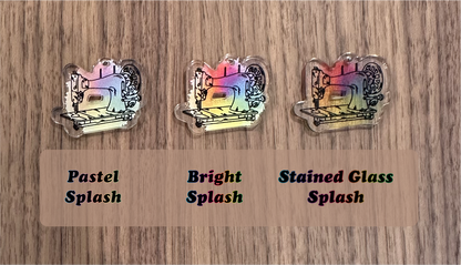 Vintage Watercolor Splash Earrings