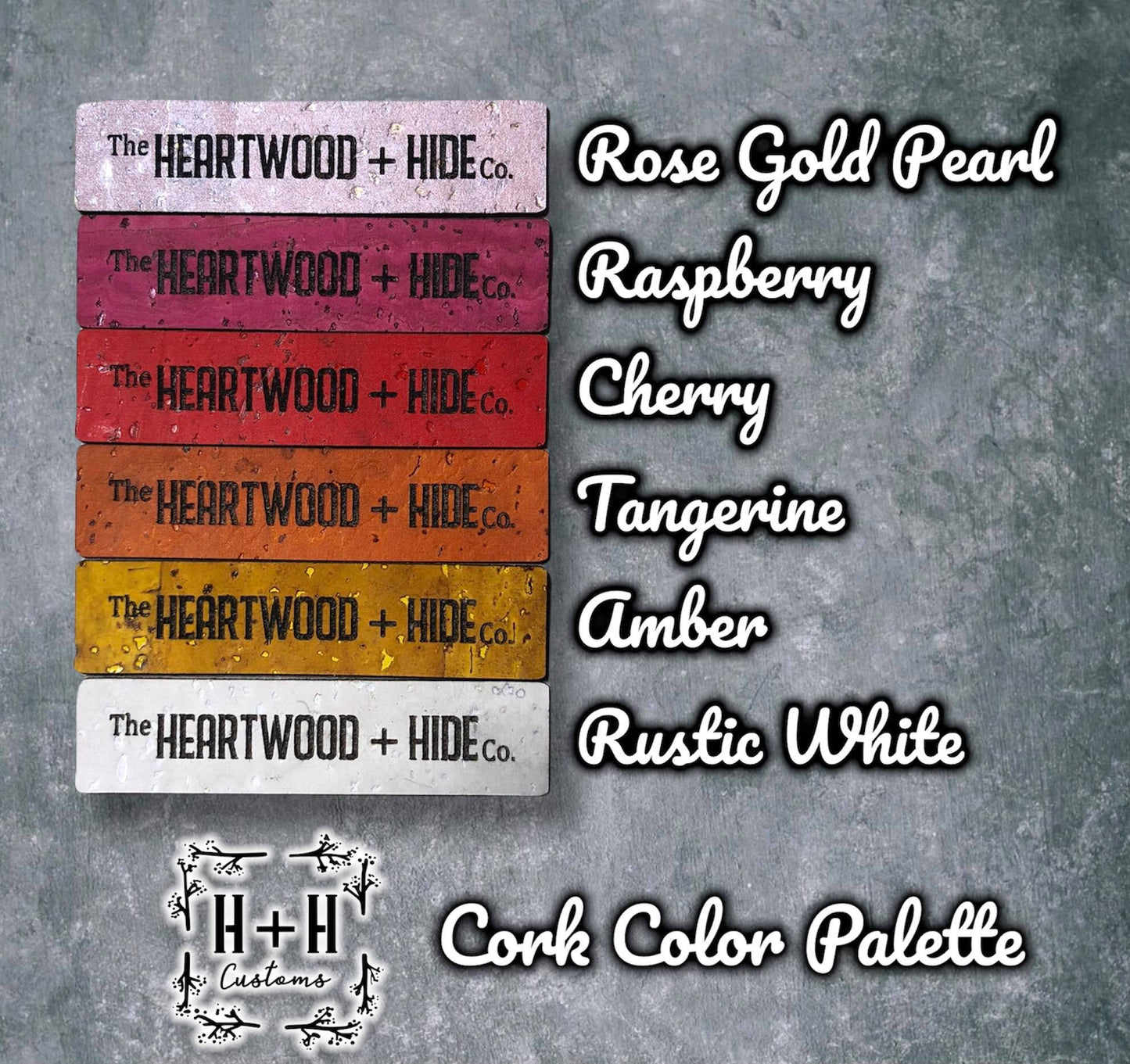 Custom Engraved Cork Bag Tags