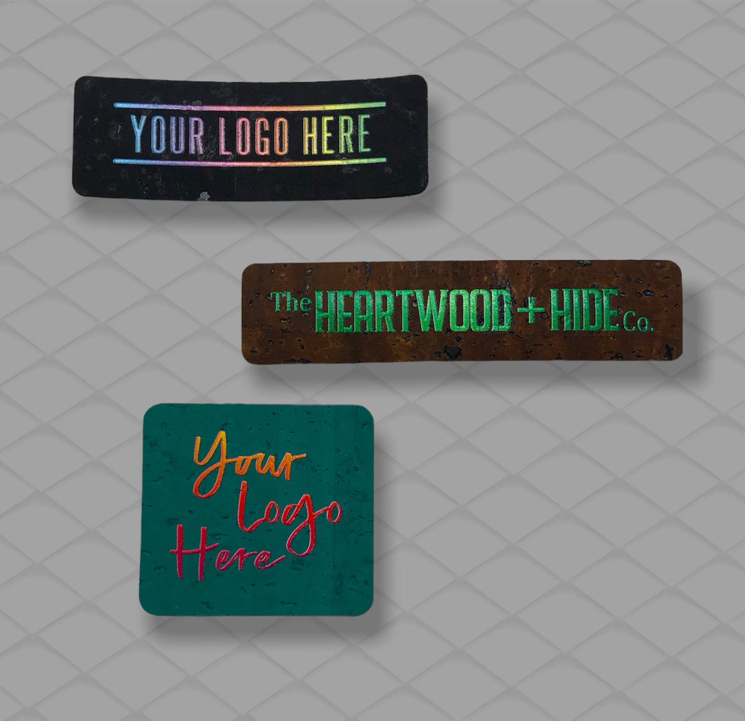 Custom Color Printed Cork Bag Tags