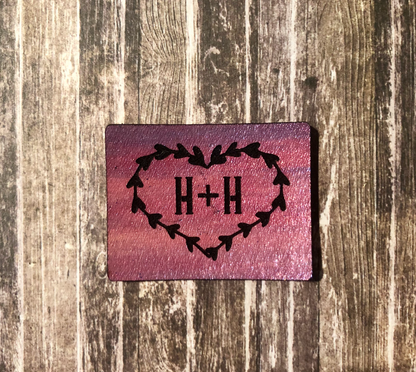 Custom Engraved Leather Bag Tags