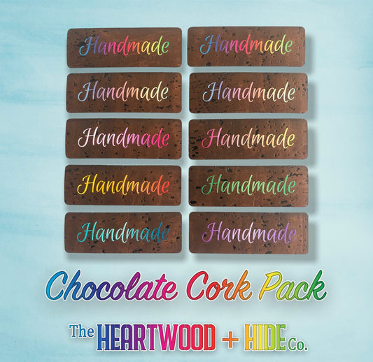 "Handmade" Radiant Gradient - Chocolate Cork (10 Pack)