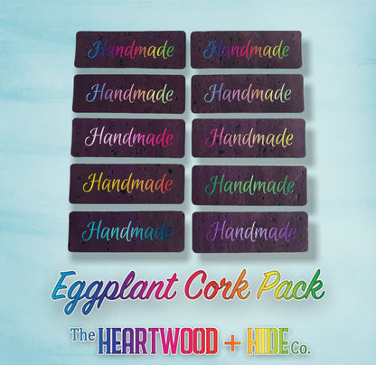 "Handmade" Radiant Gradient - Eggplant Cork (10 Pack)