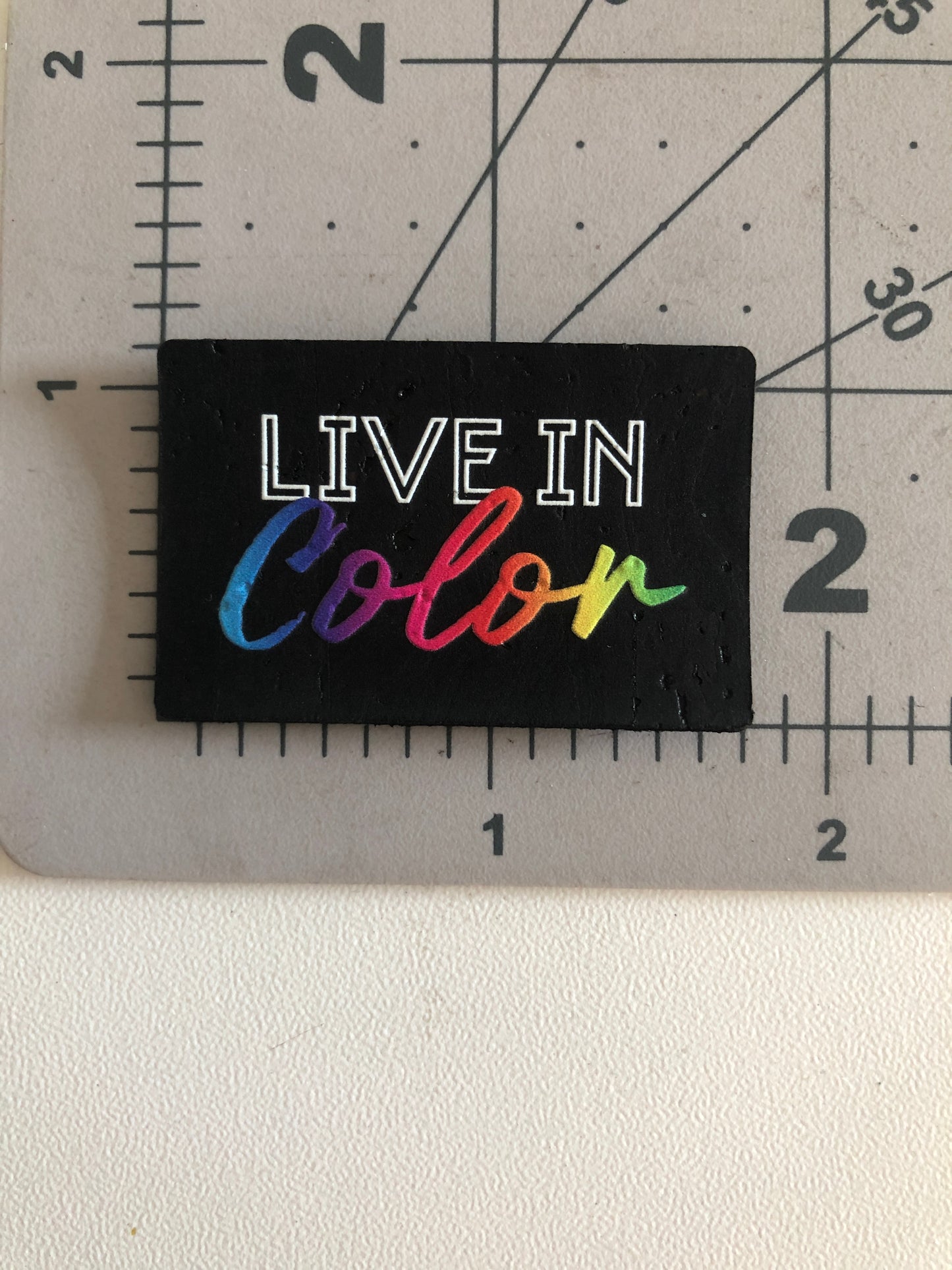 "Live In Color" Rainbow - Cork (8 Pack)