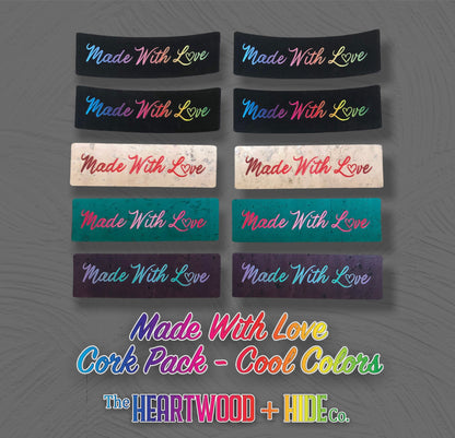 "Made With Love" Radiant Gradient- Cork (10 Pack)