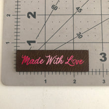 Load image into Gallery viewer, &quot;Made With Love&quot; Radiant Gradient- Faux Leather (10 Pack)
